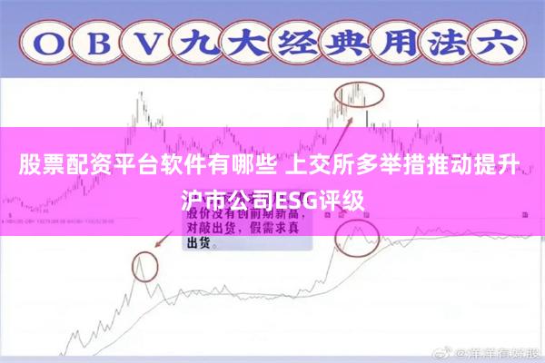 股票配资平台软件有哪些 上交所多举措推动提升 沪市公司ESG评级
