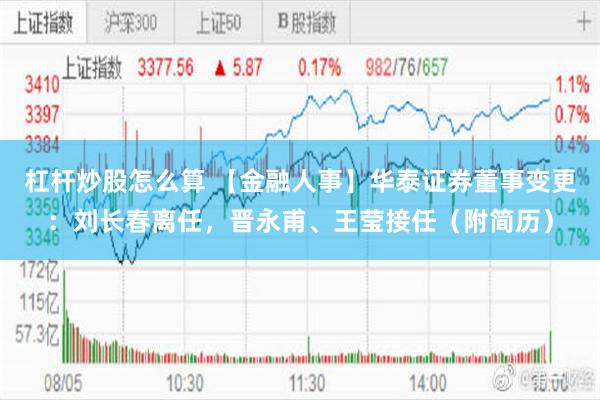 杠杆炒股怎么算 【金融人事】华泰证券董事变更：刘长春离任，晋永甫、王莹接任（附简历）