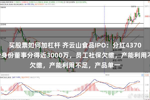 买股票如何加杠杆 齐云山食品IPO：分红4370万，6位原国企身份董事分得近3000万，员工社保欠缴，产能利用不足，产品单一