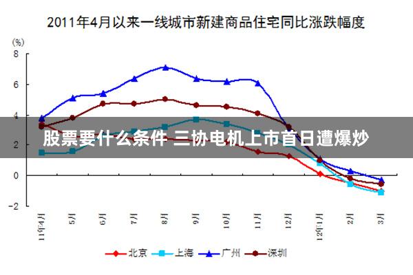 股票要什么条件 三协电机上市首日遭爆炒
